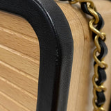 シャネル CHANEL ビーチウッド ラージバニティバッグ AS2927 ベージュ ゴールド金具 ウッド ラム レディース ショルダーバッグ