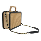シャネル CHANEL ビーチウッド ラージバニティバッグ AS2927 ベージュ ゴールド金具 ウッド ラム レディース ショルダーバッグ