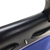 エルメス HERMES エールバッグジップPM D刻 ブルー/ネイビー シルバー金具 トワル・ハンター レディース ハンドバッグ