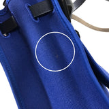 エルメス HERMES エールバッグジップPM D刻 ブルー/ネイビー シルバー金具 トワル・ハンター レディース ハンドバッグ