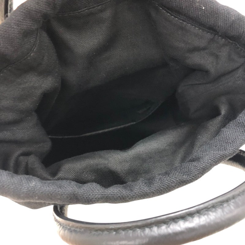 メゾン マルジェラ Maison Margiela 5AC ドローストリング ミニバッグ S56WD0126 ブラック レザー レディース ショルダーバッグ