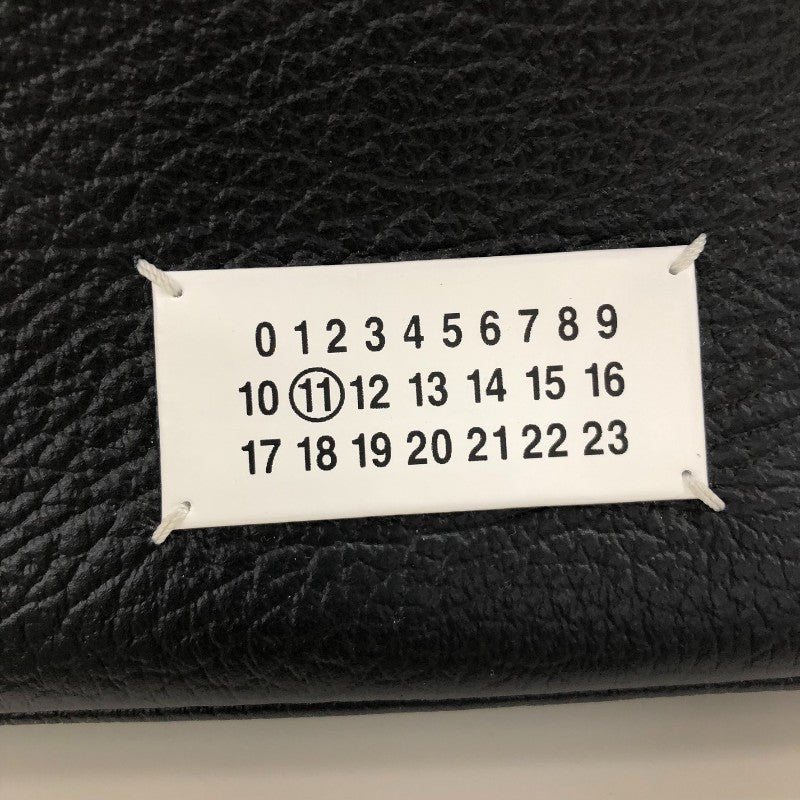 メゾン マルジェラ Maison Margiela 5AC ドローストリング ミニバッグ S56WD0126 ブラック レザー レディース ショルダーバッグ