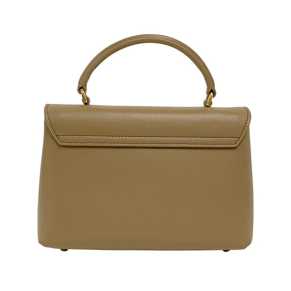セリーヌ CELINE ティーン二ノバッグ 118113 スモークブラウン ゴールド金具 サプルグレインドカーフ レディース ハンドバッグ ショルダーバッグ