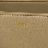セリーヌ CELINE ティーン二ノバッグ 118113 スモークブラウン ゴールド金具 サプルグレインドカーフ レディース ハンドバッグ ショルダーバッグ