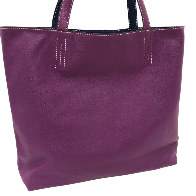 エルメス HERMES ドゥブルセンス36 □R刻 ブルーエレクトリック/アネモネ スイフト レディース トートバッグ