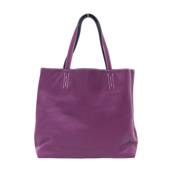 エルメス HERMES ドゥブルセンス36 □R刻 ブルーエレクトリック/アネモネ スイフト レディース トートバッグ