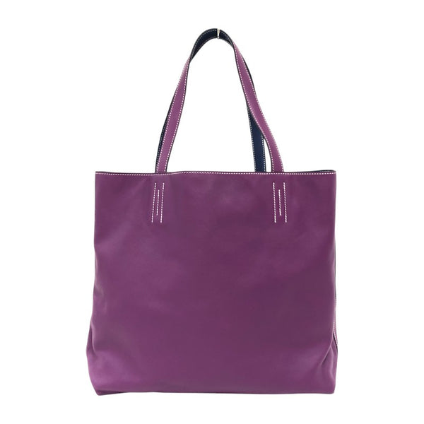 エルメス HERMES ドゥブルセンス36 □R刻 ブルーエレクトリック/アネモネ スイフト レディース トートバッグ