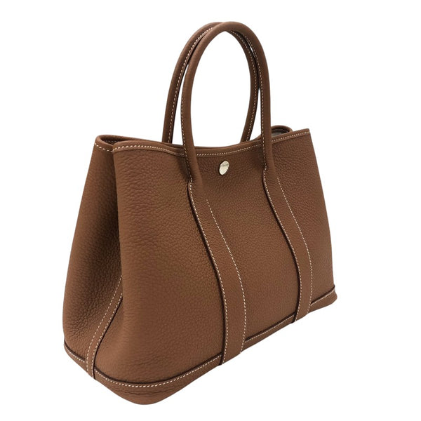 エルメス HERMES ガーデンパーティTPM W刻 ゴールド シルバー金具 ネゴンダ レディース トートバッグ