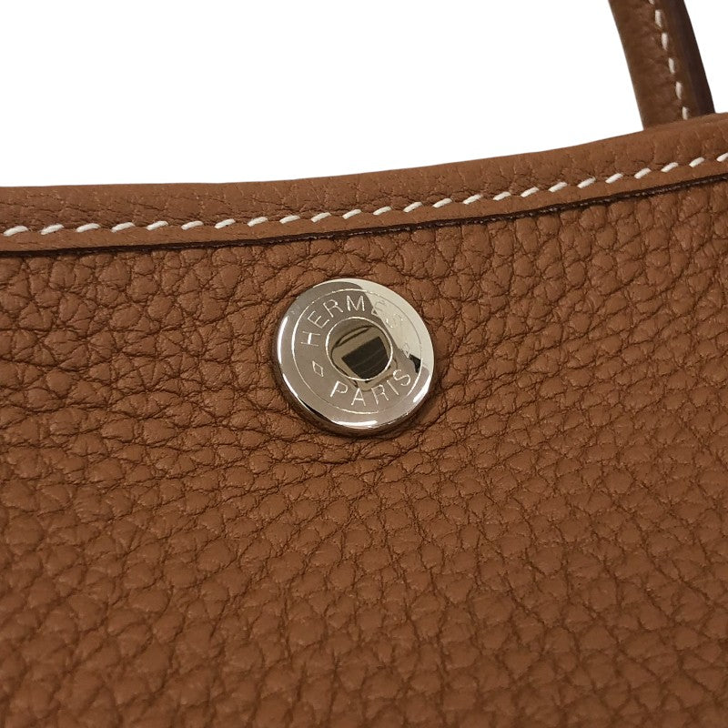 エルメス HERMES ガーデンパーティTPM W刻 ゴールド シルバー金具 ネゴンダ レディース トートバッグ