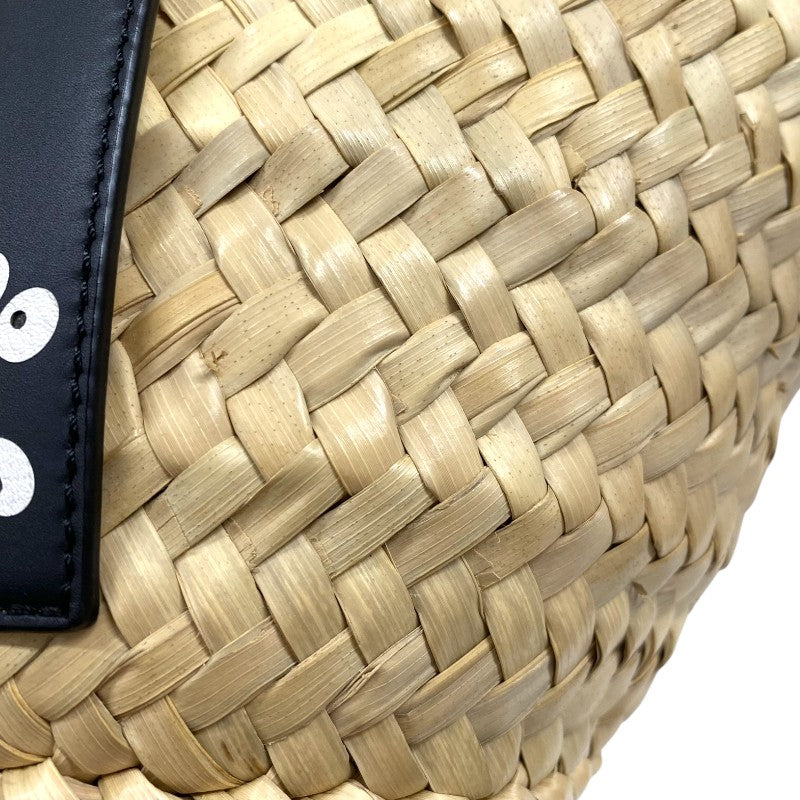 ロエベ LOEWE バスケットバッグ スモール ジブリコラボ A223S93X09 ナチュラル×タン ヤシの葉 レディース トートバッグ