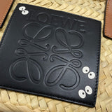 ロエベ LOEWE バスケットバッグ スモール ジブリコラボ A223S93X09 ナチュラル×タン ヤシの葉 レディース トートバッグ