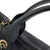 シャネル CHANEL ドーヴィル ショッピングバッグ AS3351 ネイビー ミックスファイバー レディース トートバッグ ショルダーバッグ