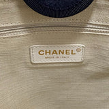 シャネル CHANEL ドーヴィル ショッピングバッグ AS3351 ネイビー ミックスファイバー レディース トートバッグ ショルダーバッグ