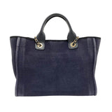 シャネル CHANEL ドーヴィル ショッピングバッグ AS3351 ネイビー ミックスファイバー レディース トートバッグ ショルダーバッグ