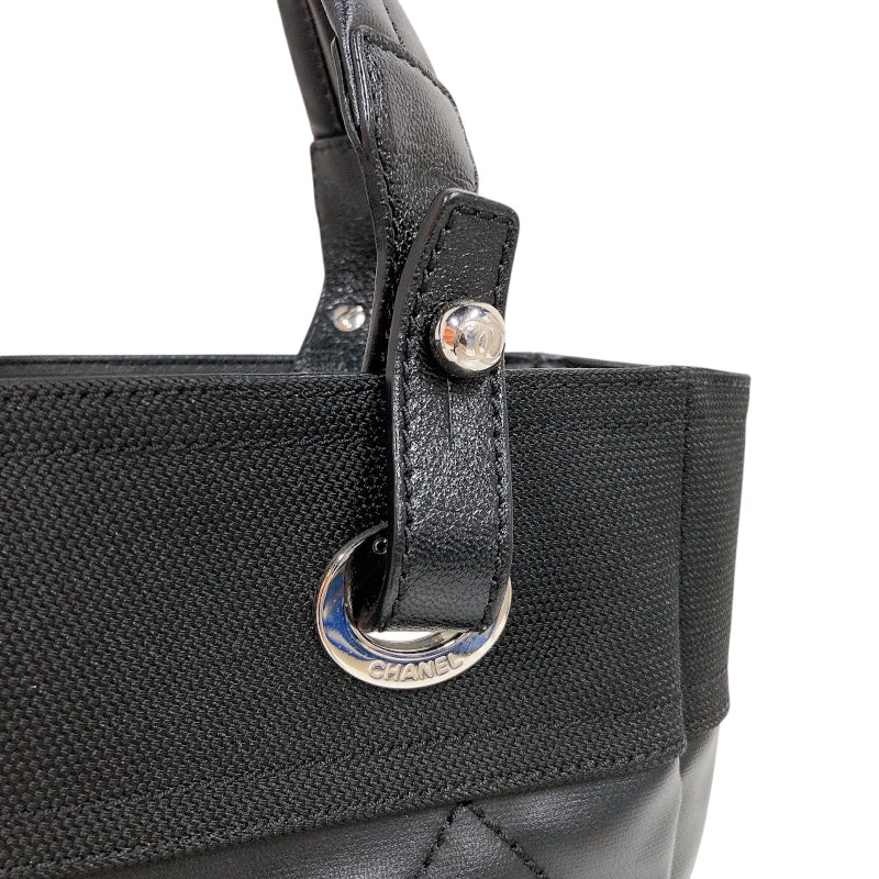シャネル CHANEL パリビアリッツトートPM A34208 コーティング・キャンパス レディース ハンドバッグ