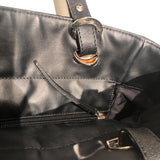 シャネル CHANEL パリビアリッツトートPM A34208 ブラック コーティングキャンバス レディース ハンドバッグ