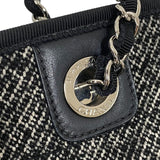 シャネル CHANEL ドーヴィルMM A67001 ブラック シルバー金具 ツイード レディース トートバッグ ショルダーバッグ