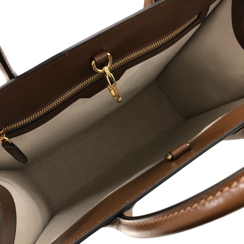グッチ GUCCI インターロッキングG ミディアム トートバッグ 674155 ベージュ×ブラウン GGスプリームキャンバス/レザー メンズ トートバッグ