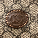 グッチ GUCCI インターロッキングG ミディアム トートバッグ 674155 ベージュ×ブラウン GGスプリームキャンバス/レザー メンズ トートバッグ