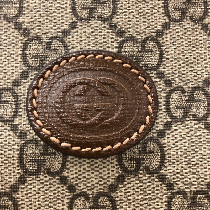 グッチ GUCCI インターロッキングG ミディアム トートバッグ 674155 ベージュ×ブラウン GGスプリームキャンバス/レザー メンズ トートバッグ