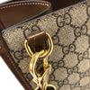 グッチ GUCCI インターロッキングG ミディアム トートバッグ 674155 ベージュ/ブラウン GGスプリームキャンバス/レザー メンズ トートバッグ
