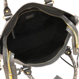 バレンシアガ BALENCIAGA ザ・シティ クラシック 505550 グレー ゴールド金具 レザー レディース ハンドバッグ