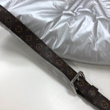 ルイ・ヴィトン LOUIS VUITTON LVピロー マキシ バムバッグ M20971 シルバー/ブラウン ナイロン/モノグラム・キャンバス ユニセックス ボディバッグ