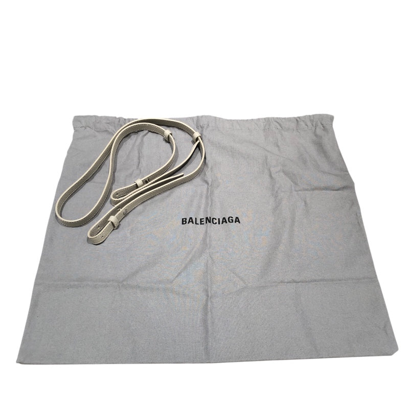 バレンシアガ BALENCIAGA ｴﾌﾞﾘﾃﾞｲXS 672793 ベージュ レザー レディース ショルダーバッグ