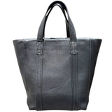 バレンシアガ BALENCIAGA ランドリーカパ XS 502509 ブラック レザー レザー レディース ハンドバッグ