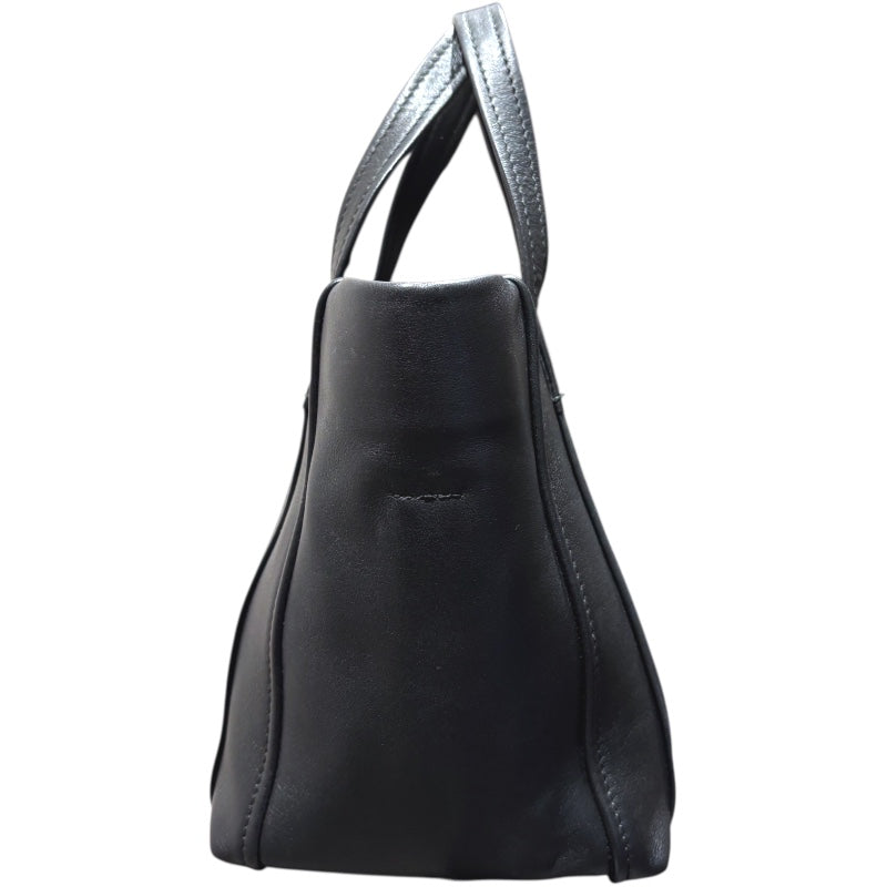 バレンシアガ BALENCIAGA ランドリーカパ XS 502509 ブラック レザー レザー レディース ハンドバッグ