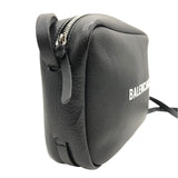 バレンシアガ BALENCIAGA エブリディカメラバッグS 489812 ブラック×SV金具 レザー ユニセックス ショルダーバッグ