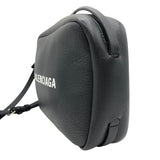 バレンシアガ BALENCIAGA エブリディカメラバッグS 489812 ブラック×SV金具 レザー ユニセックス ショルダーバッグ