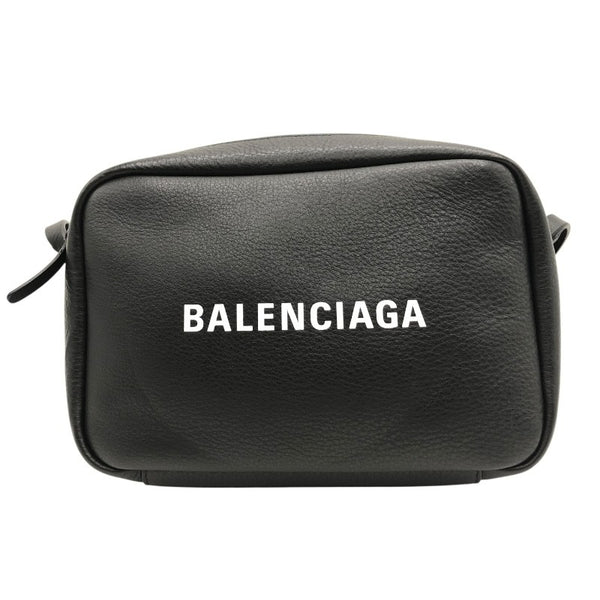 バレンシアガ BALENCIAGA エブリディカメラバッグS 489812 ブラック×SV金具 レザー ユニセックス ショルダーバッグ
