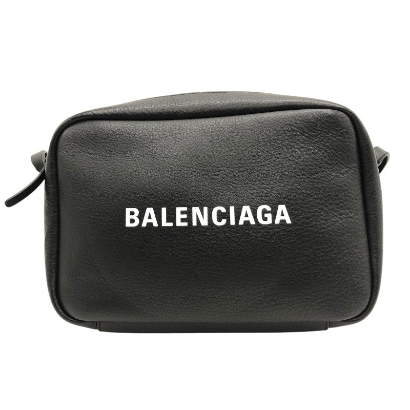 バレンシアガ BALENCIAGA エブリディカメラバッグS 489812 ブラック×SV金具 レザー ユニセックス ショルダーバッグ
