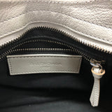 バレンシアガ BALENCIAGA ミニシティバッグ 300295 グレー シルバー金具 レザー レディース ショルダーバッグ