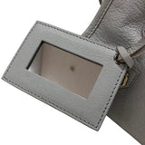 バレンシアガ BALENCIAGA ミニシティバッグ 300295 グレー シルバー金具 レザー レディース ショルダーバッグ