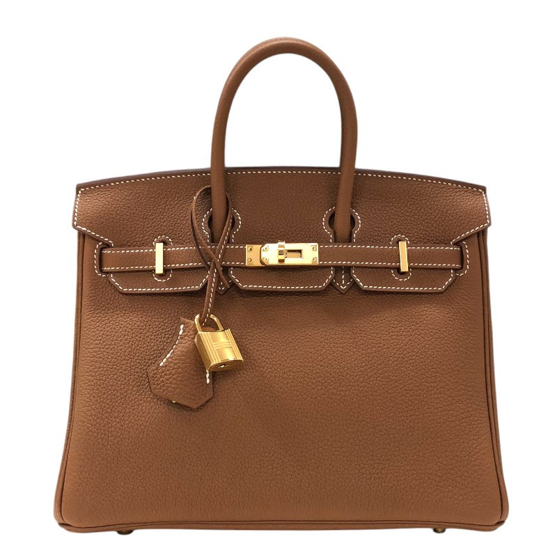 エルメス HERMES バーキン25 W刻 ゴールド ゴールド金具 トゴ レディース ハンドバッグ