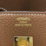 エルメス HERMES バーキン25 W刻 ゴールド ゴールド金具 トゴ レディース ハンドバッグ