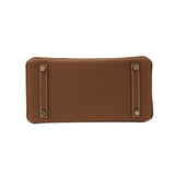 エルメス HERMES バーキン25 W刻 ゴールド ゴールド金具 トゴ レディース ハンドバッグ