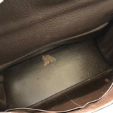 エルメス HERMES ケリー40 内縫い 〇P刻印 ショコラ/ゴールド金具 フィヨルド メンズ ハンドバッグ