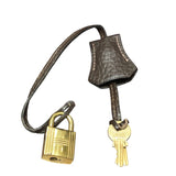 エルメス HERMES ケリー40 内縫い 〇P刻印 ショコラ/ゴールド金具 フィヨルド メンズ ハンドバッグ