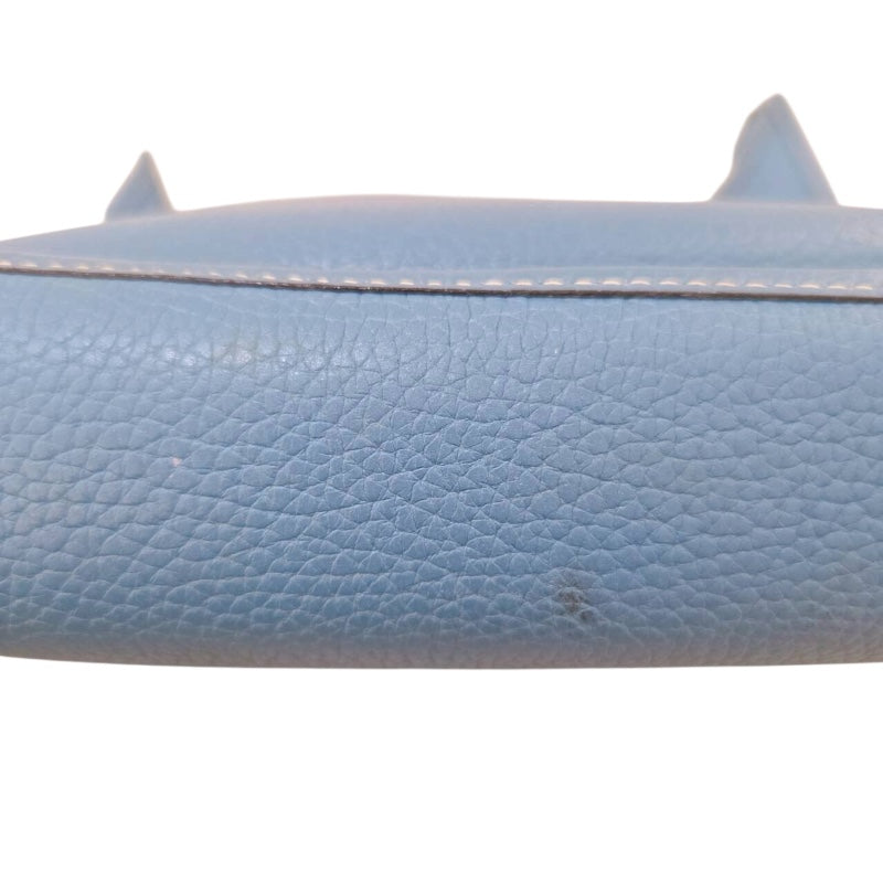 エルメス HERMES エヴリン1 PM ▢I刻（2005年製） ブルージン/シルバー金具 トリヨンクレマンス レディース ショルダーバッグ