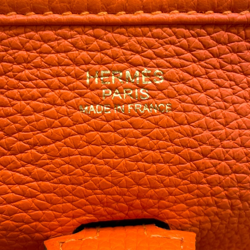 エルメス HERMES エヴリン3 PM Y刻 オレンジポピー・ゴールド金具 トリヨンクレマンス レディース ショルダーバッグ