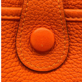 エルメス HERMES エヴリン3 PM Y刻 オレンジポピー・ゴールド金具 トリヨンクレマンス レディース ショルダーバッグ