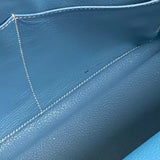 エルメス HERMES ケリー32 内縫い □G刻 ブルージーン シルバー金具 トゴ レディース ハンドバッグ ショルダーバッグ