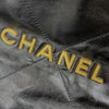 シャネル CHANEL CHANEL22 バックパック AS3859 ブラック ゴールド金具 シャイニーカーフ レディース リュック デイパック