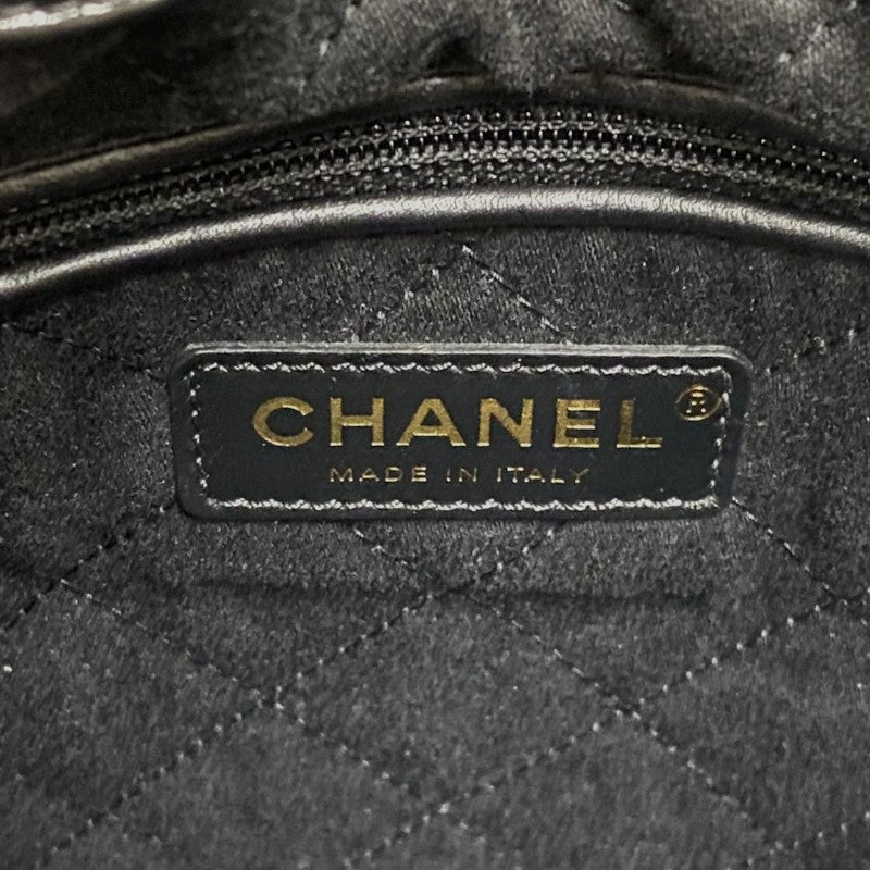 シャネル CHANEL CHANEL22 バックパック AS3859 ブラック ゴールド金具 シャイニーカーフ レディース リュック デイパック