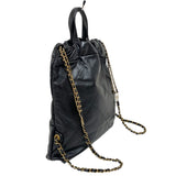 シャネル CHANEL CHANEL22 バックパック AS3859 ブラック ゴールド金具 シャイニーカーフ レディース リュック デイパック