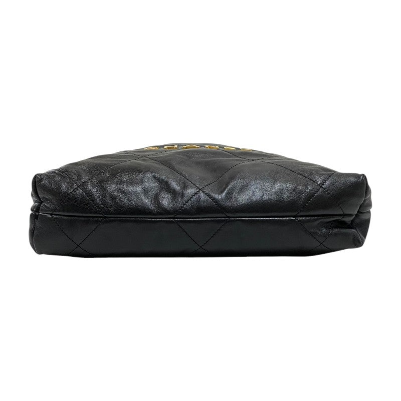 シャネル CHANEL CHANEL22 バックパック AS3859 ブラック ゴールド金具 シャイニーカーフ レディース リュック デイパック