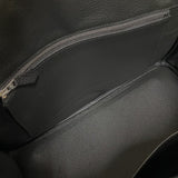 エルメス HERMES バーキン30 □P刻 ブラック シルバー金具 トリヨンクレマンス レディース ハンドバッグ